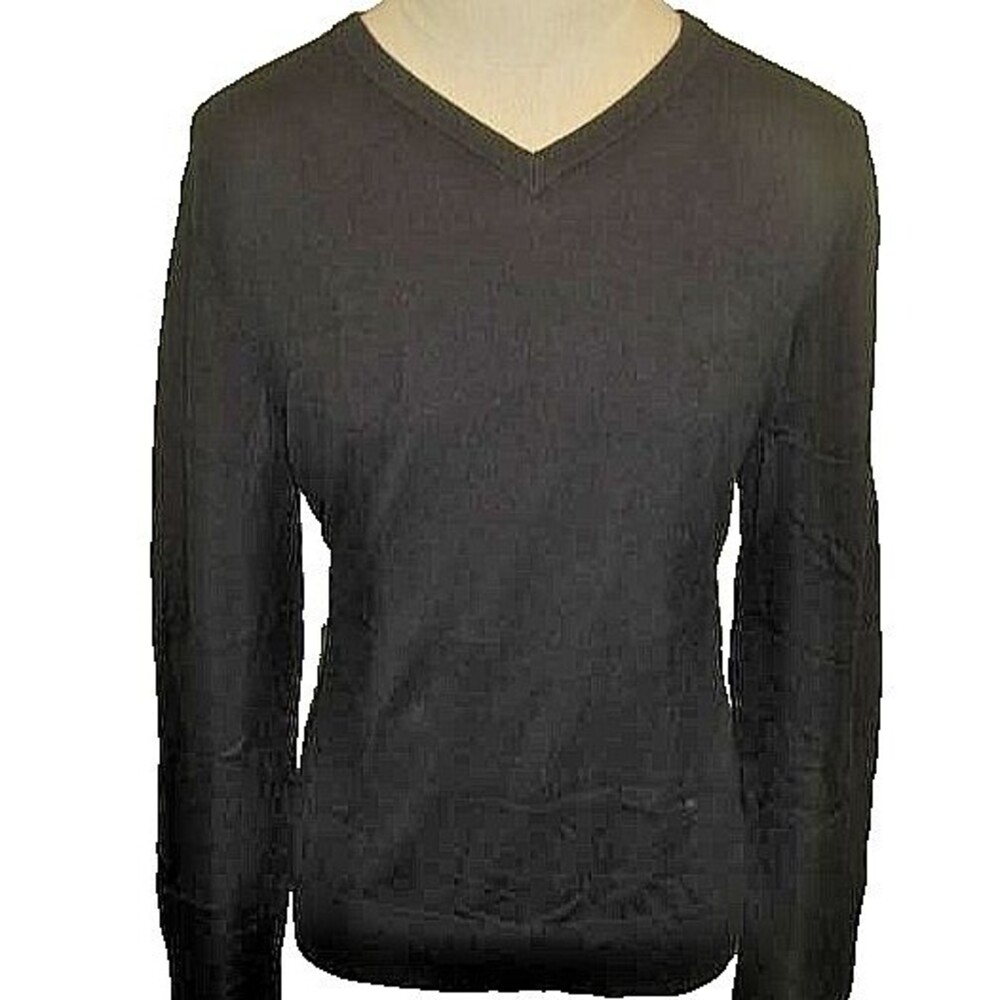 Mens Old Navy Navy Blue Cotton V-Neck Pullover Sweater sz XL